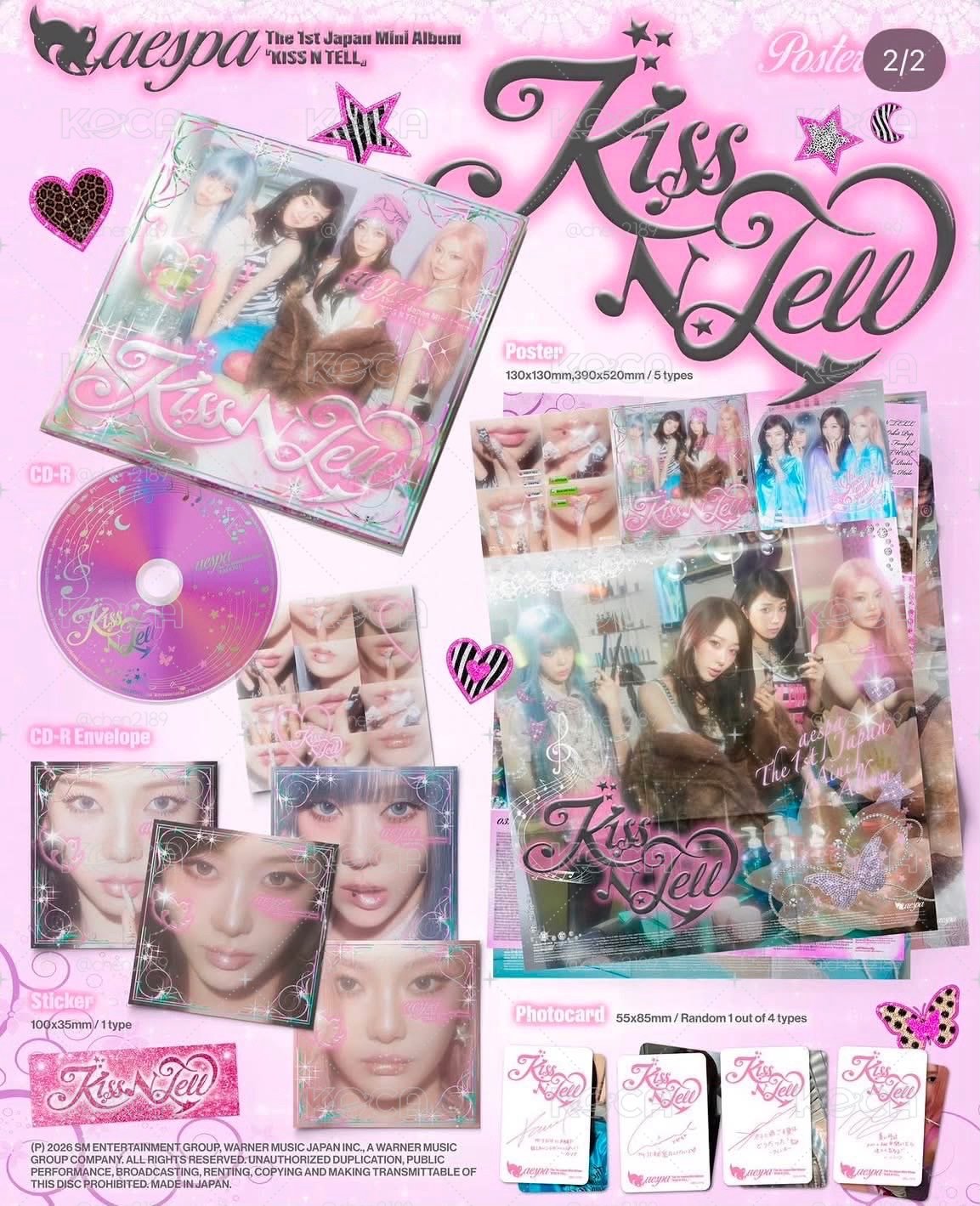 KISS N TELL  『Poster ver』