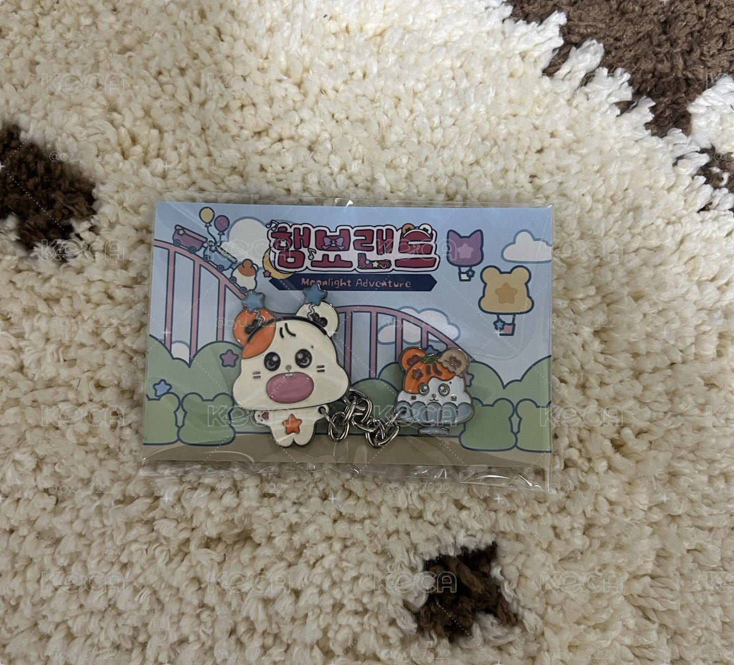 MAMAMOO 文星伊 快閃店 HAMBYOLAND 芒果冰徽章（送扇子)