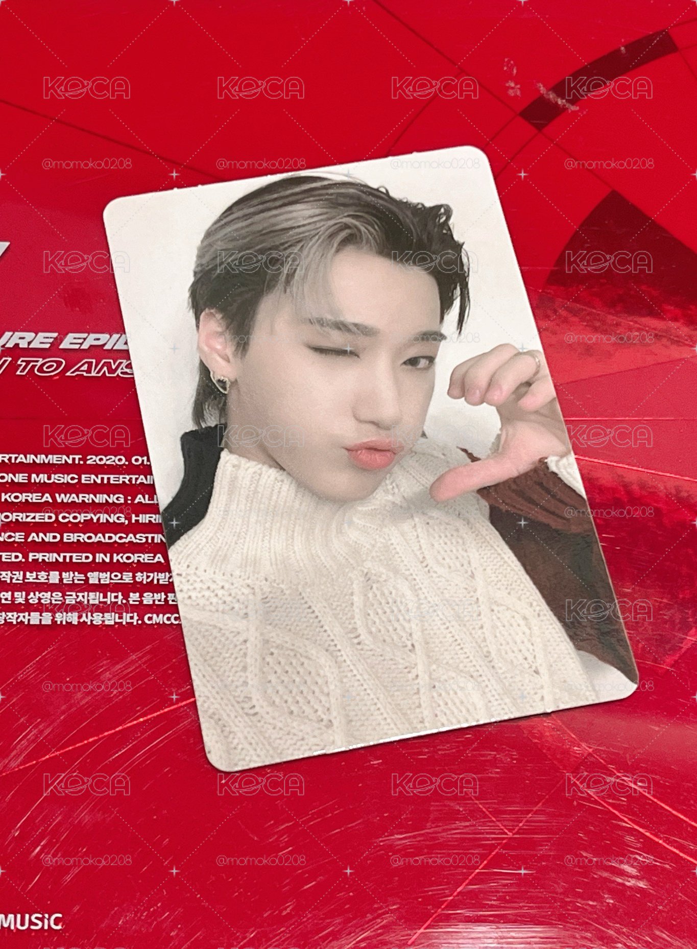 ATEEZ｜崔傘 嘟嘴比心專輯卡