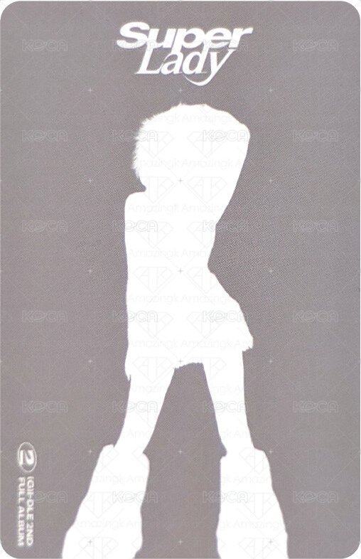 正規二 專輯卡 ver.1 背面