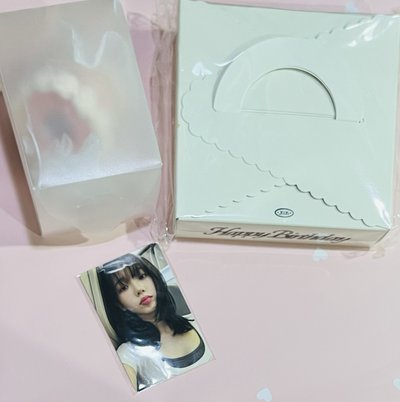 aespa Karina 2026 生日 蛋糕鑰匙圈 壓克力板