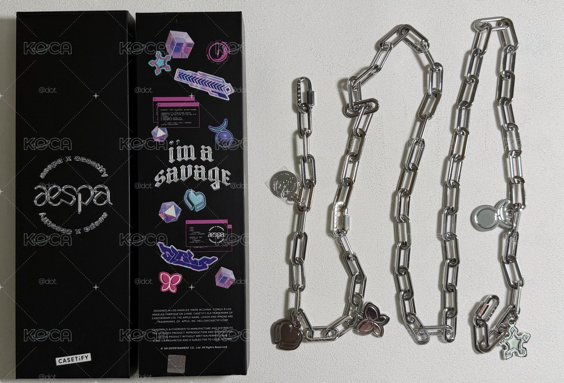 aespa x casetify手機掛繩+打歌卡