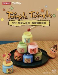 123！星星人系列手辦 香氛蠟燭 