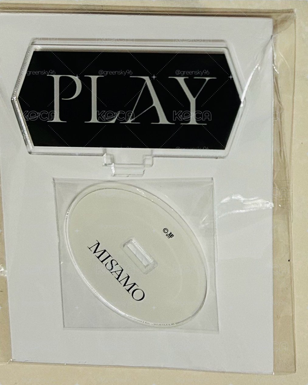 MISAMO PlAY 壓克力小卡夾（不含小卡）