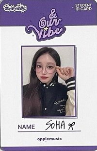 &Our Vibe am 線上9.0 簽售卡 證件照