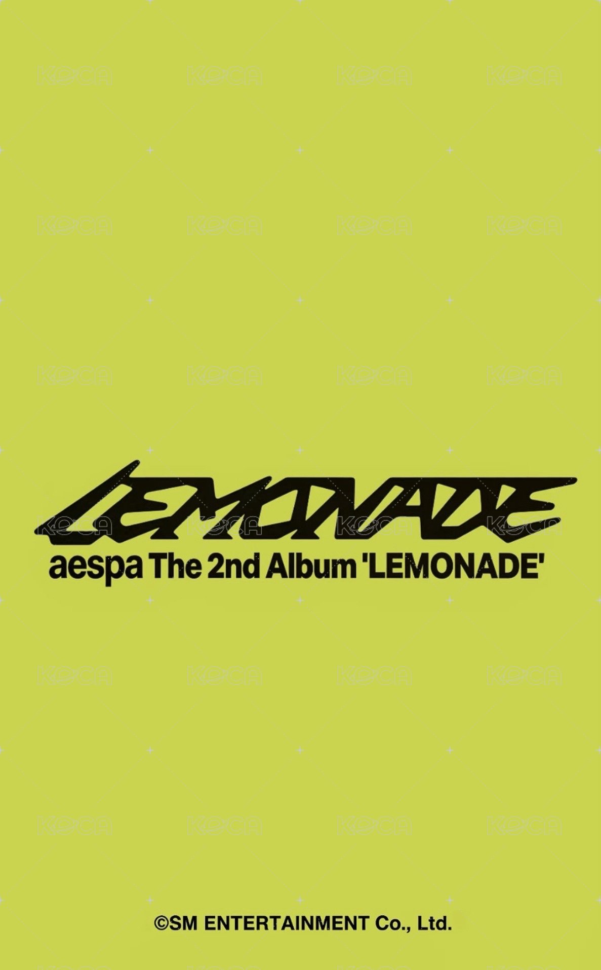 LEMONADE sw 簽售卡  背面