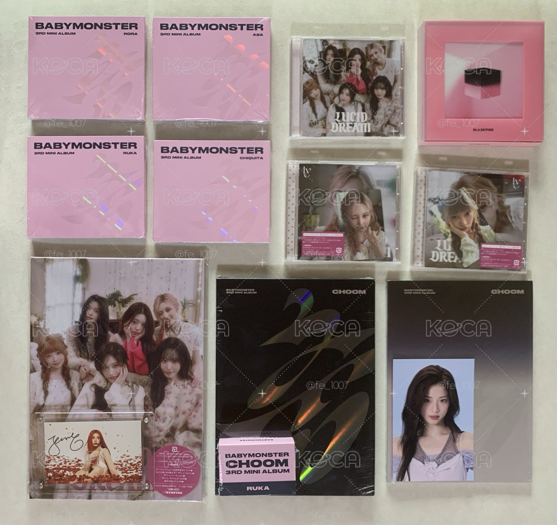 -Babymonster 專輯、明信片-