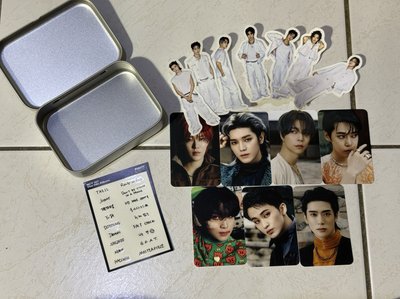 NCT127 Fact Check 鐵盒貼紙小卡組 無廷祐