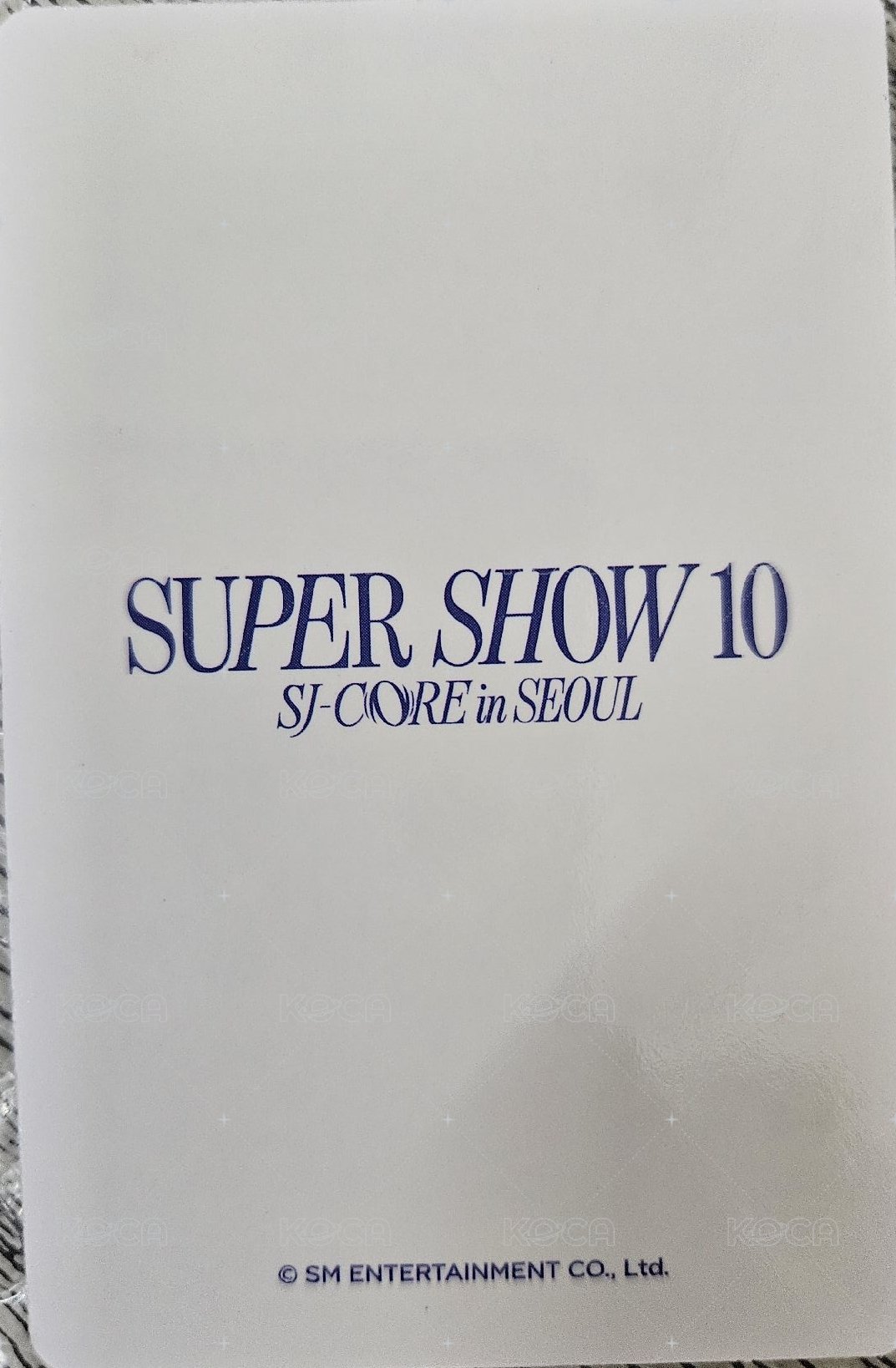 SS10安可場 周邊卡 球衣卡 背面