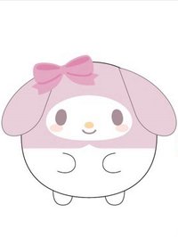 三麗鷗兔子家族圓滾滾娃娃掛件盲盒 吊飾 美樂蒂