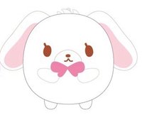 三麗鷗兔子家族圓滾滾娃娃掛件盲盒 吊飾 蜜糖邦尼（白兔）