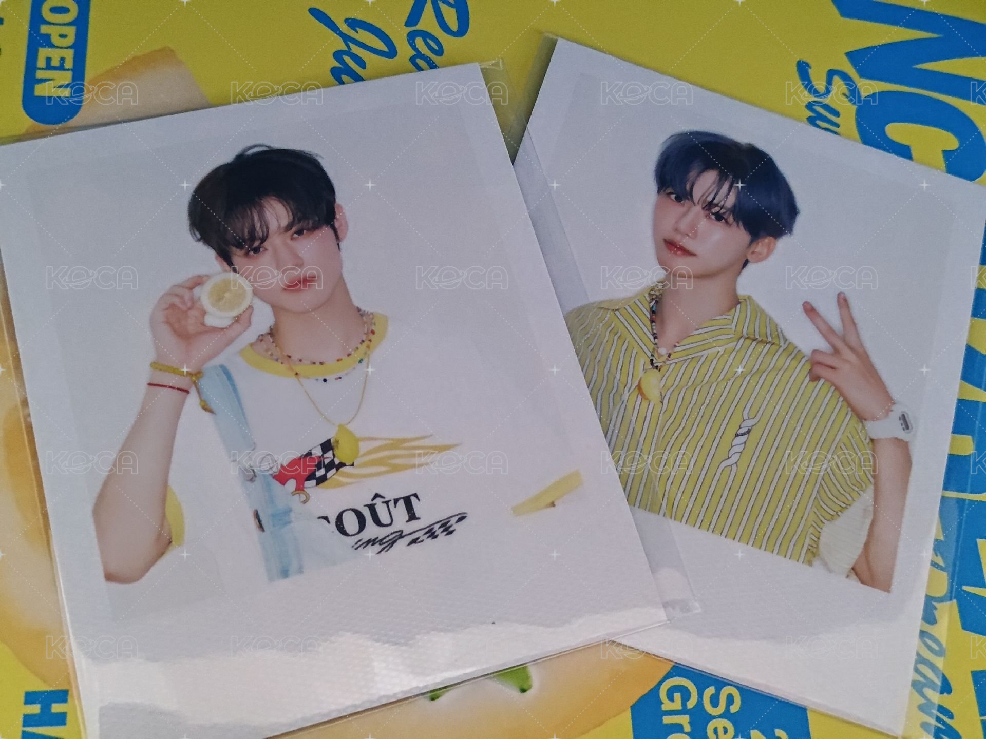 Jaemin&Chenle拍立得+團體照片貼紙組