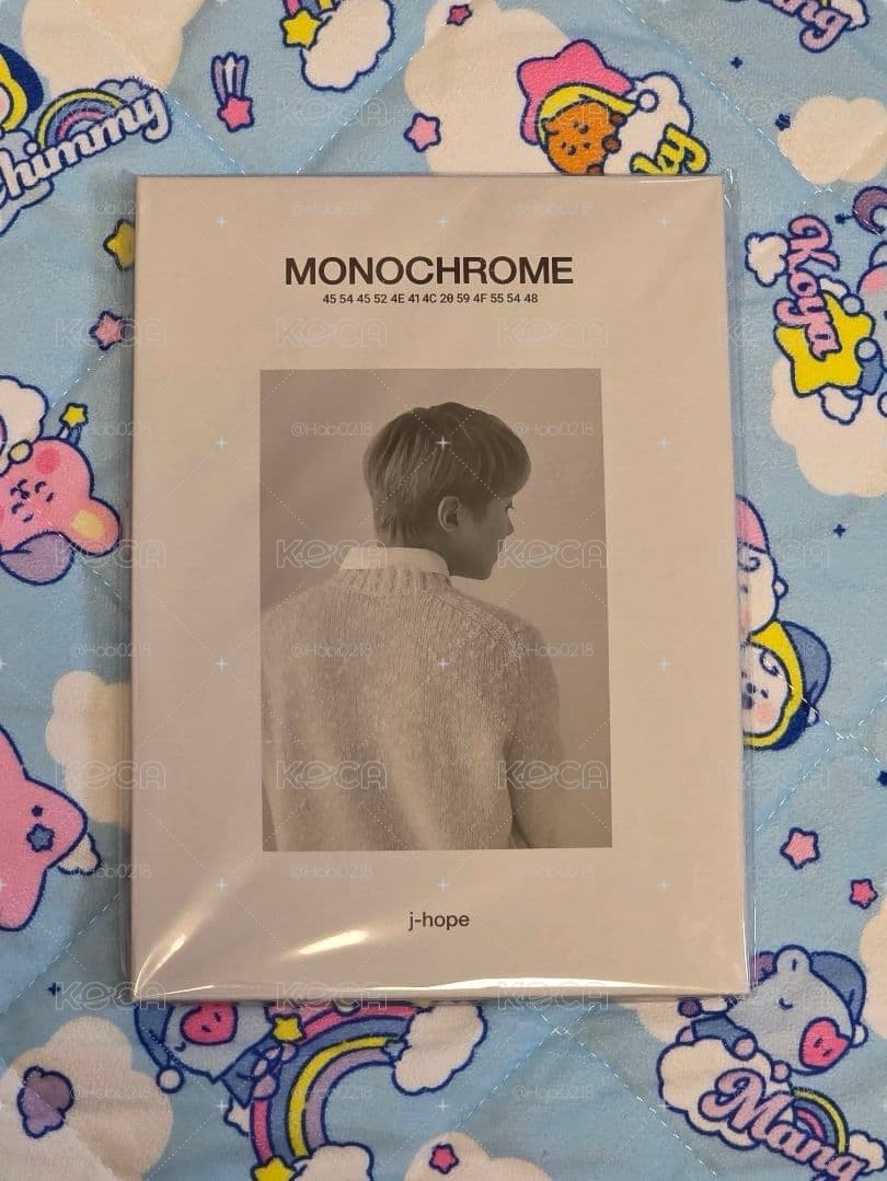 BTS MONOCHROME 週邊 J-hope JIMIN明信片書 
