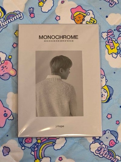 BTS MONOCHROME 週邊 J-hope JIMIN明信片書 