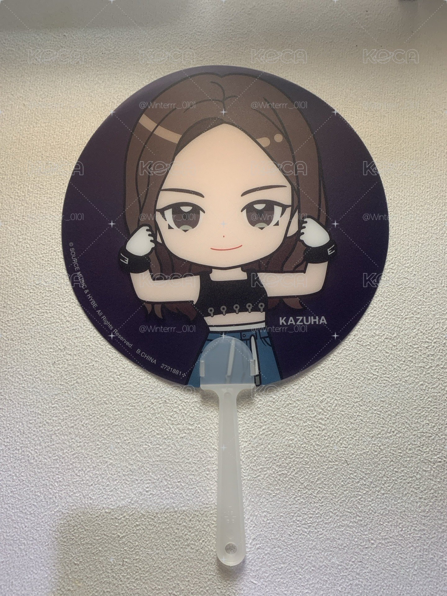  KAZUHA BANDAI FG透明應援扇