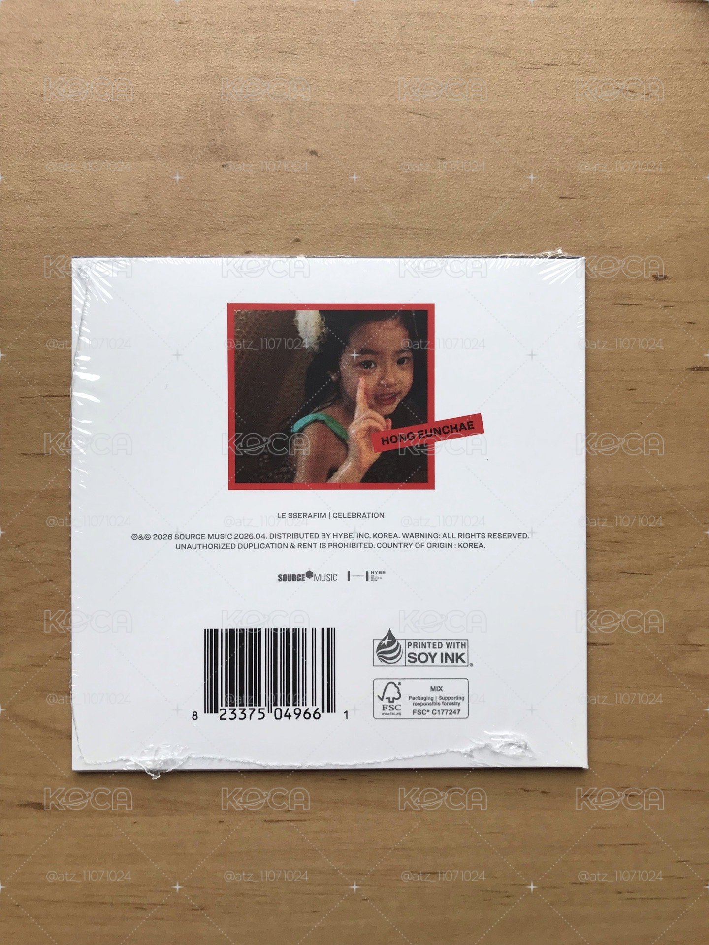 le sserafim Eunchae 單曲CD