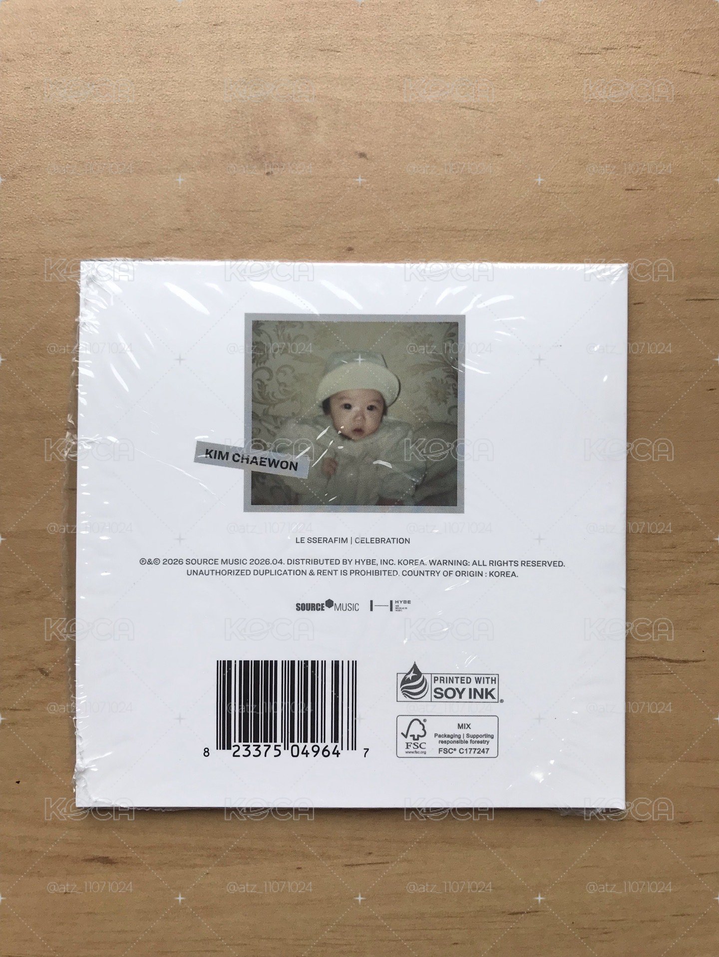 le sserafim Chaewon 單曲CD