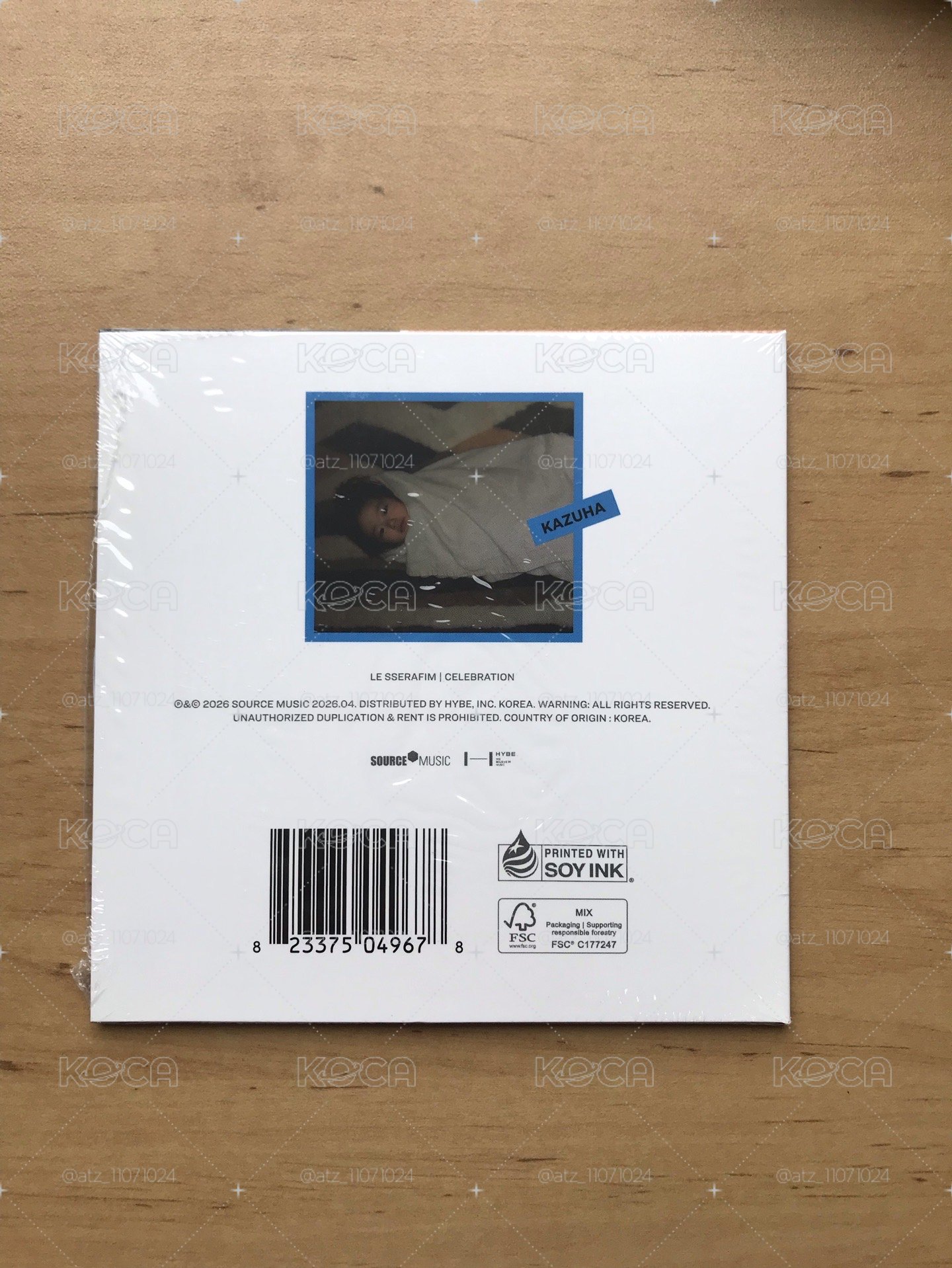 le sserafim Kazuha 單曲CD