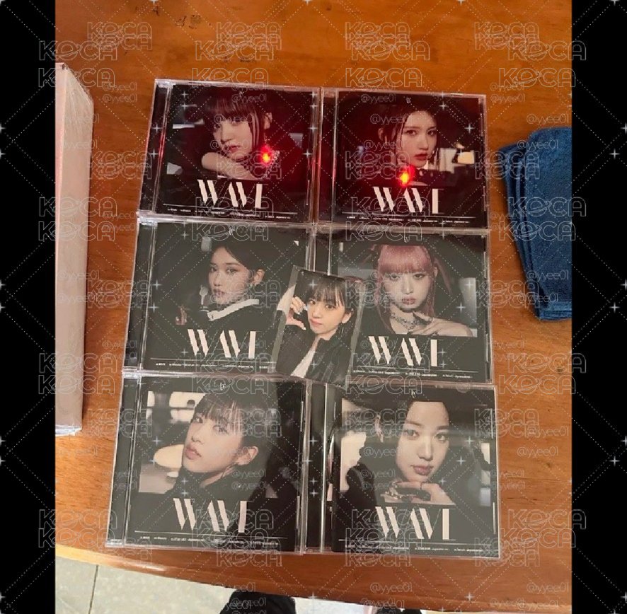 IVE WAVE 專輯 日本會員限定盤 單封 DIVE ver 栗+秋+怜空專（標價3張空專）