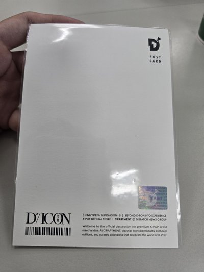 日本快閃店朴志訓明信片