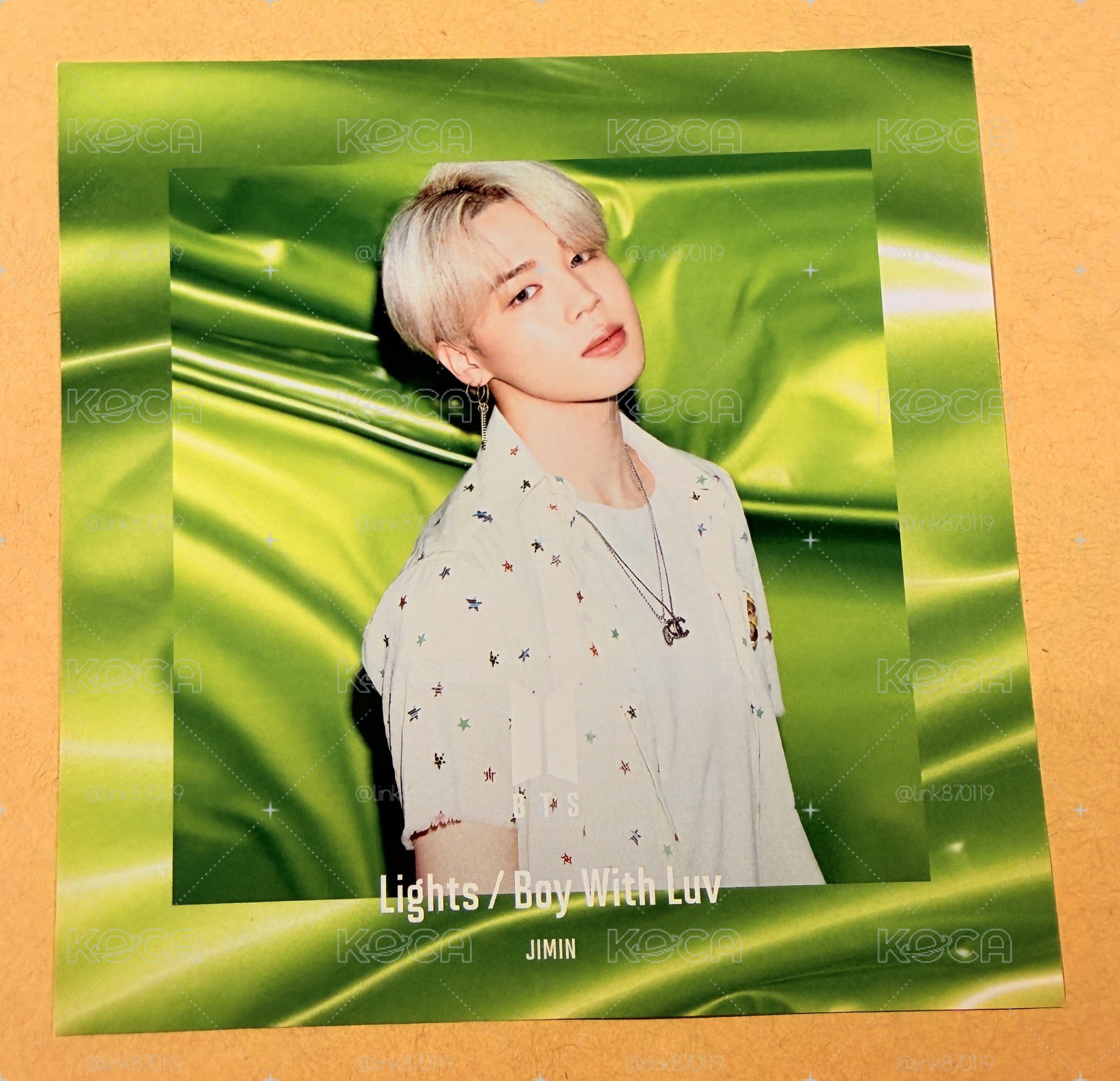JIMIN Lights / Boy With Luv 日專 照片卡