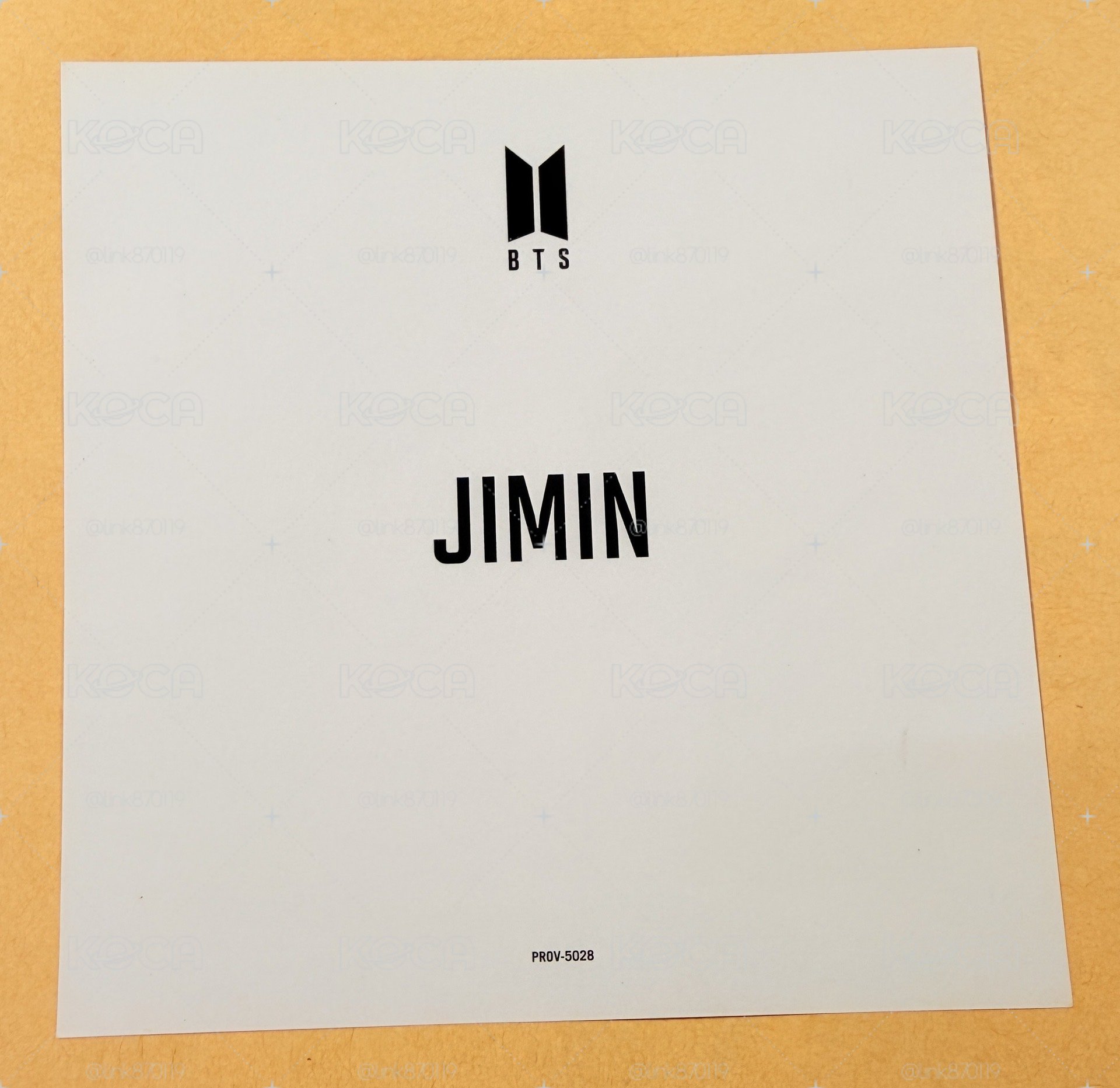 JIMIN Lights / Boy With Luv 日專 照片卡