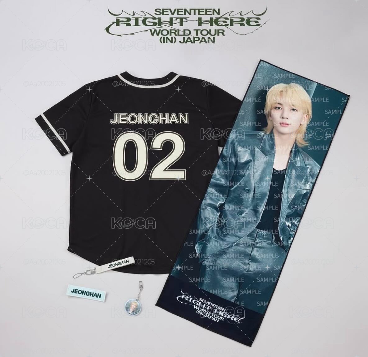 Seventeen 日巡 Righthere球衣 淨漢
