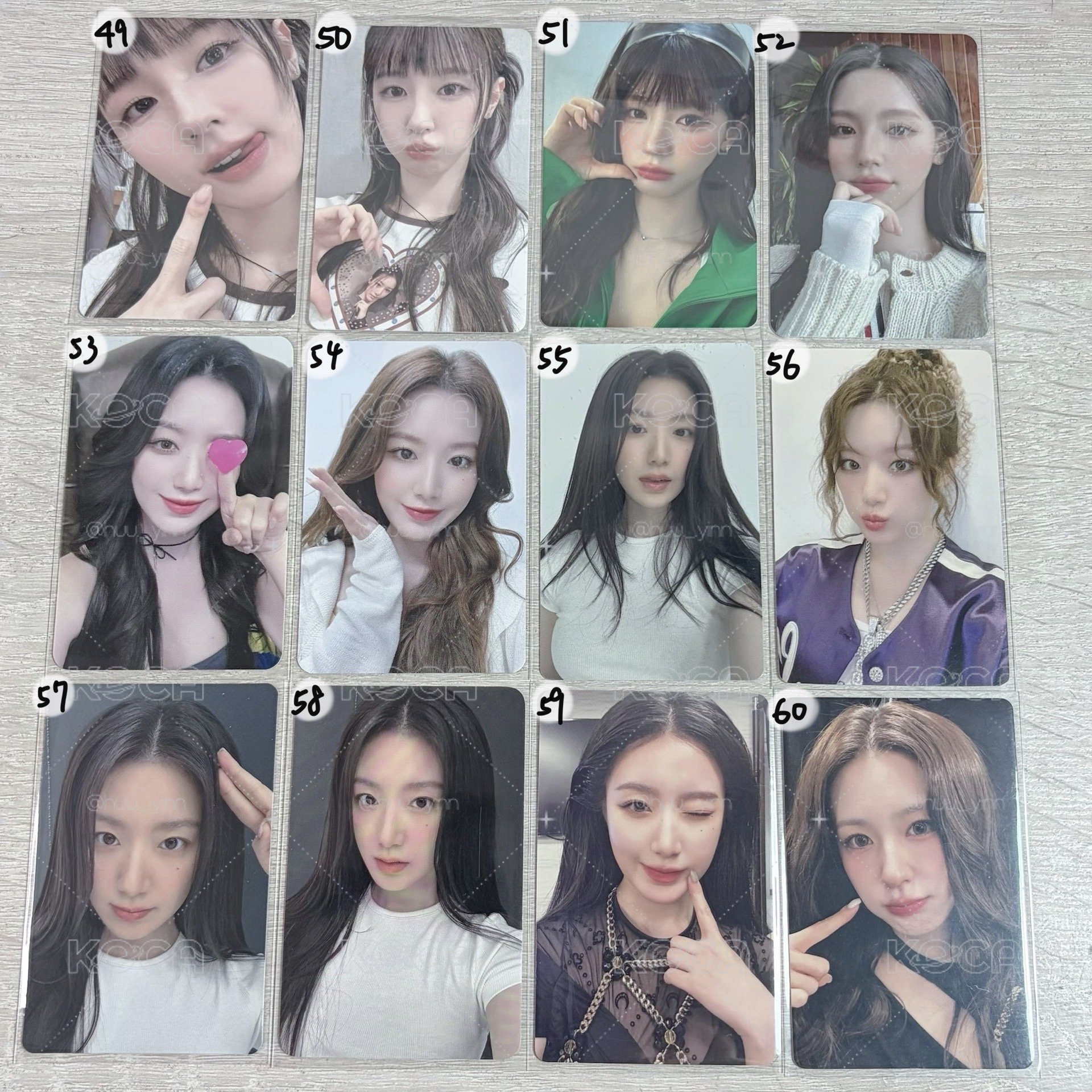 i-dle 舒華&薇娟特典 / 中文卡背