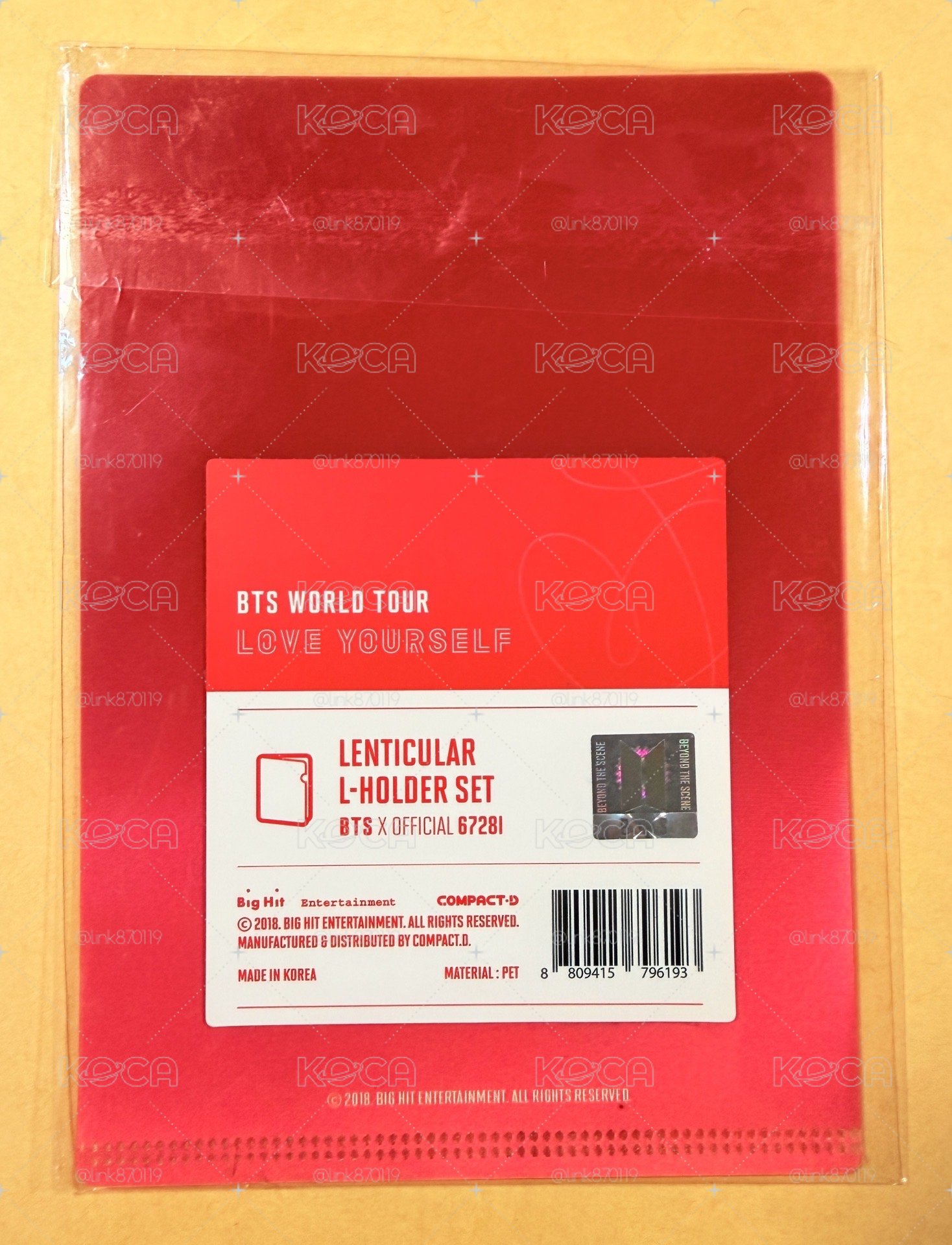 BTS LY Tour 95 資料夾