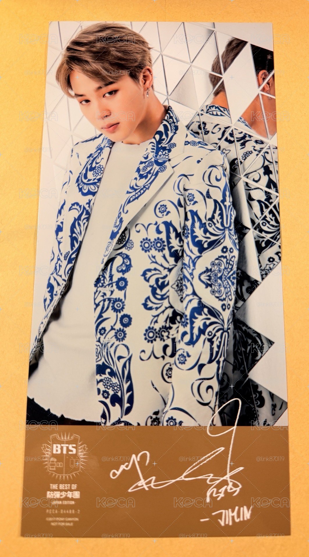 BTS TBOB JAPAN EDITION 亮面大卡