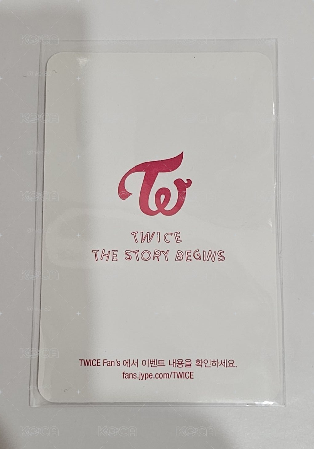 TWICE THE STORY BEGINS團卡