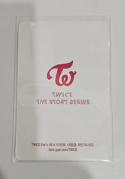TWICE THE STORY BEGINS團卡