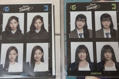 六巡 TWICE新國立 貼紙 證件照貼紙