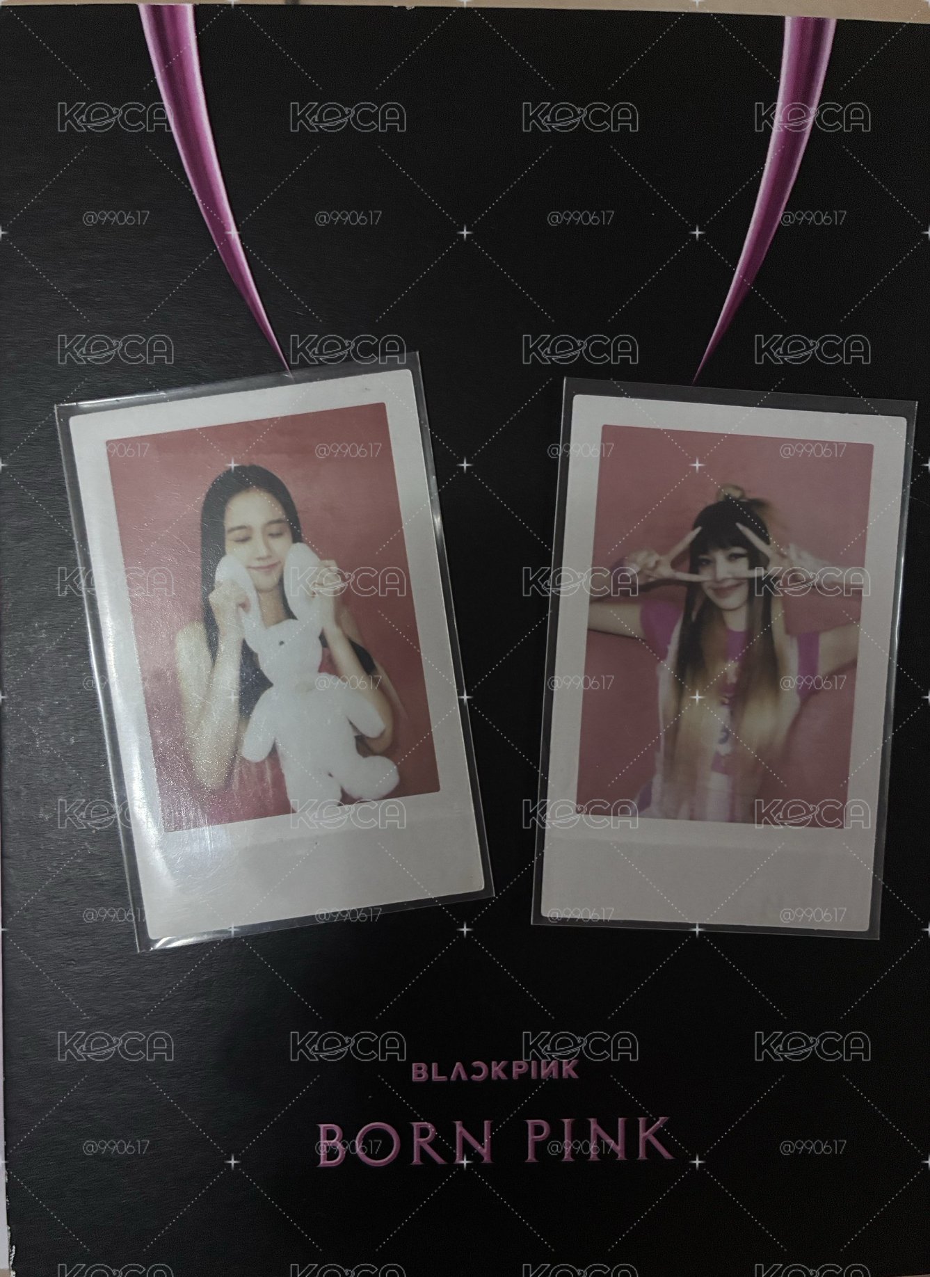 Blackpink 2張卡（含卡套）