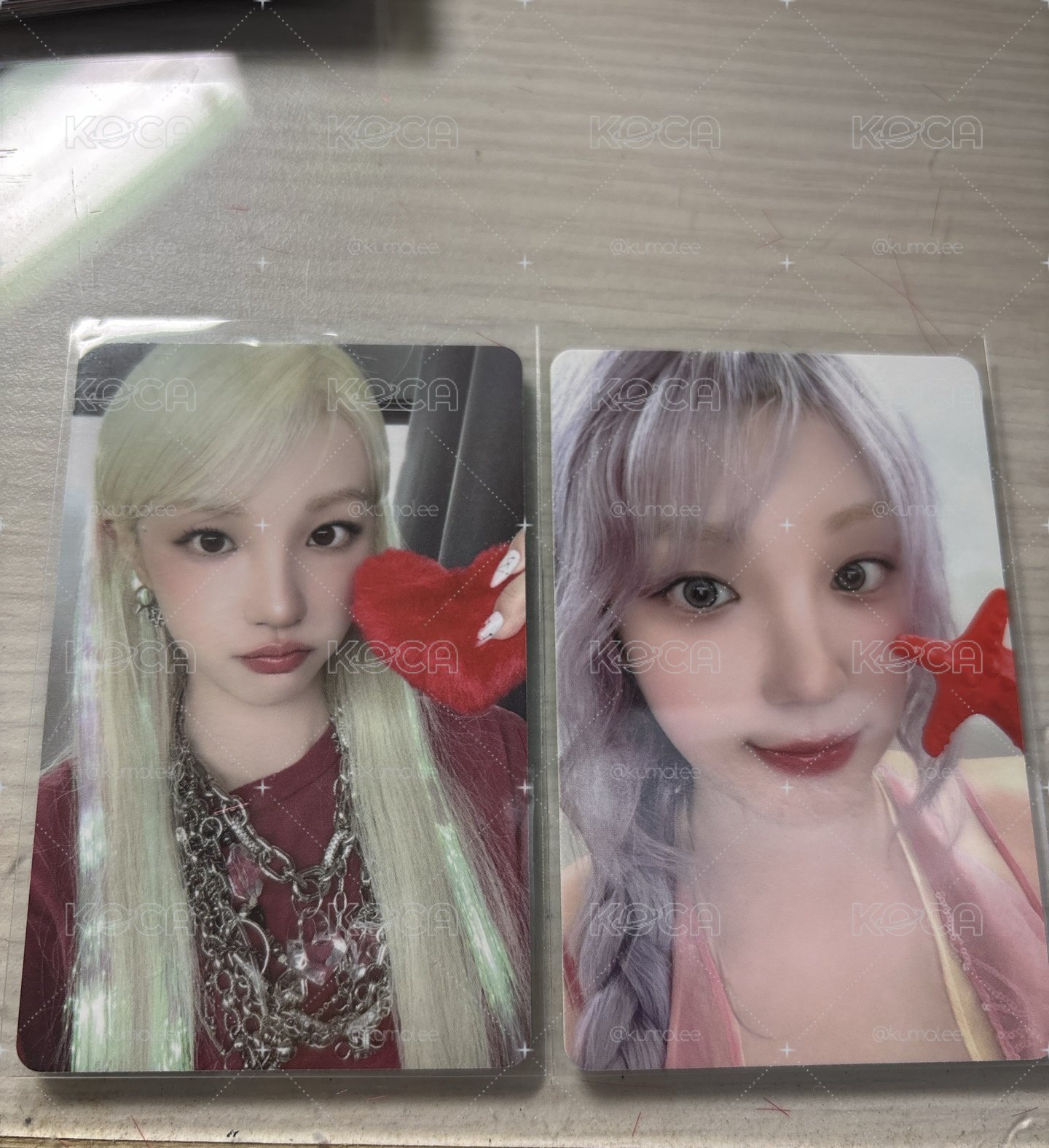 去韓國買的小卡組