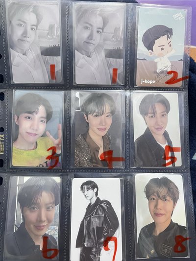 BTS J-Hope 小卡 專卡 會限 特典 展覽