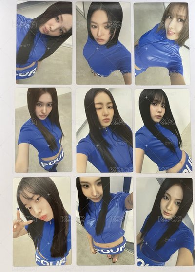 TWICE六巡演唱會仁川入場卡第一天一套（藍衣）