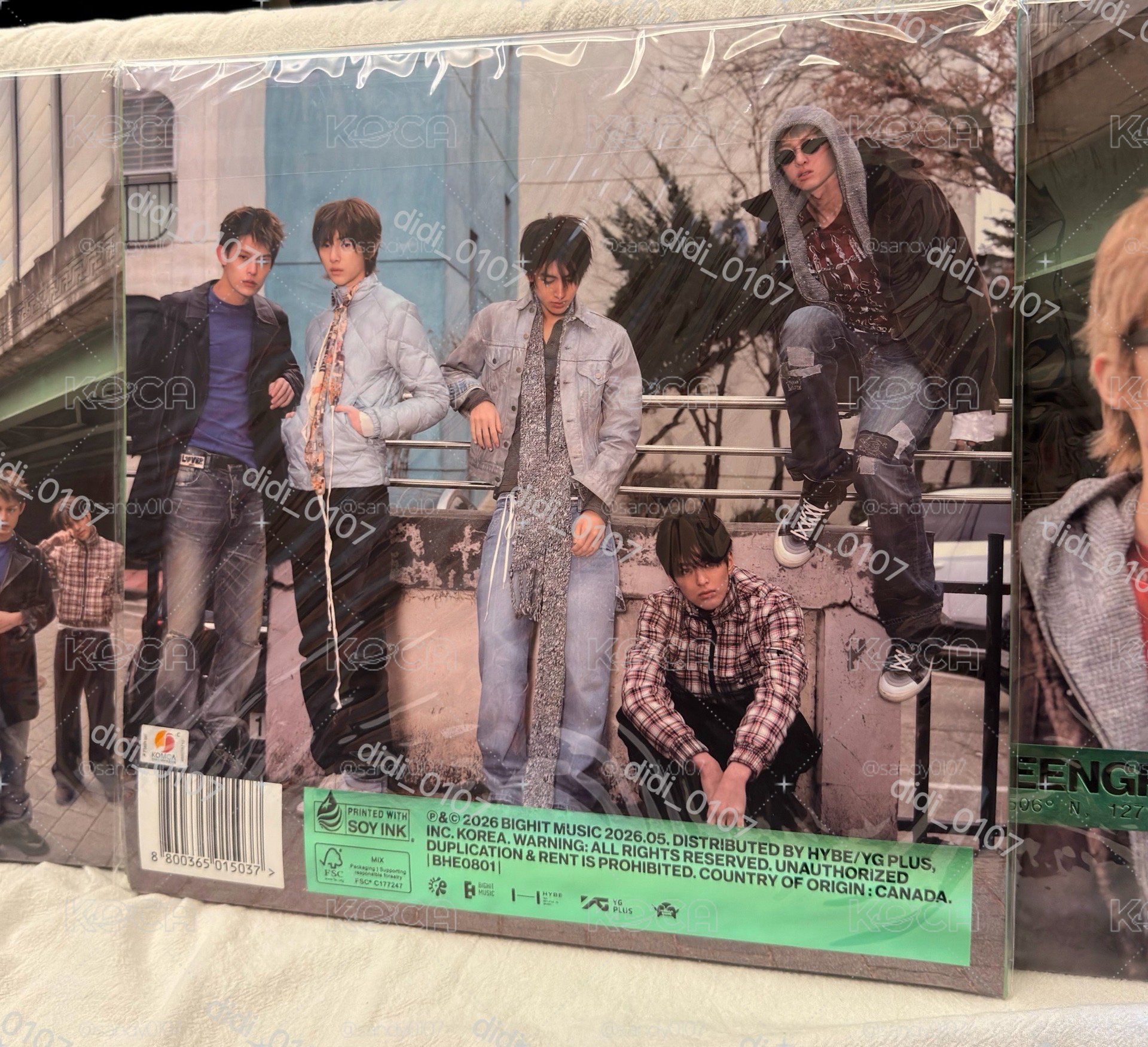 CORTIS第二張迷你專輯「GREENGREEN(Vinyl)」(黑膠)