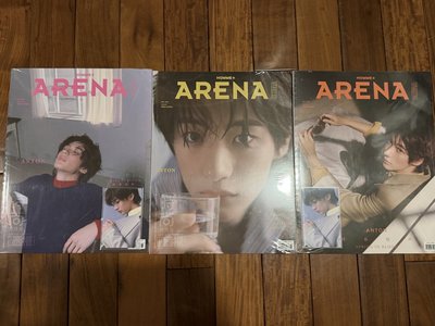 ARENA Anton封面雜誌配中背卡