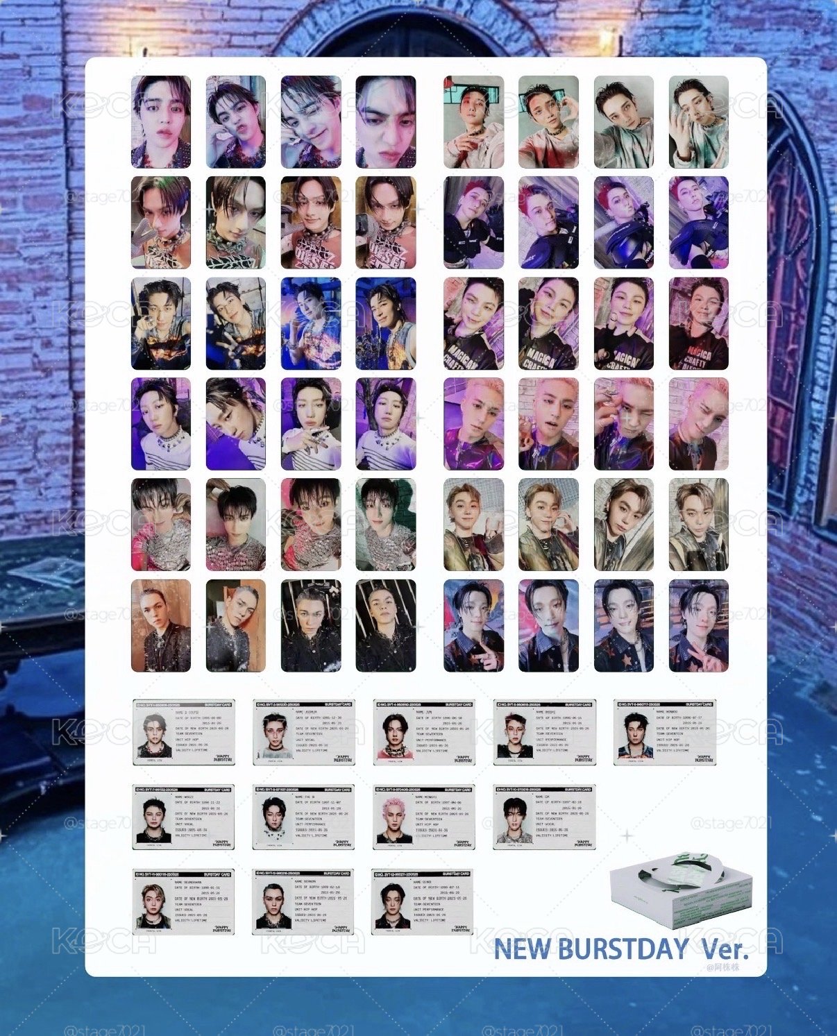 SEVENTEEN｜正五 專輯卡 NEW BURSTDAY ver.