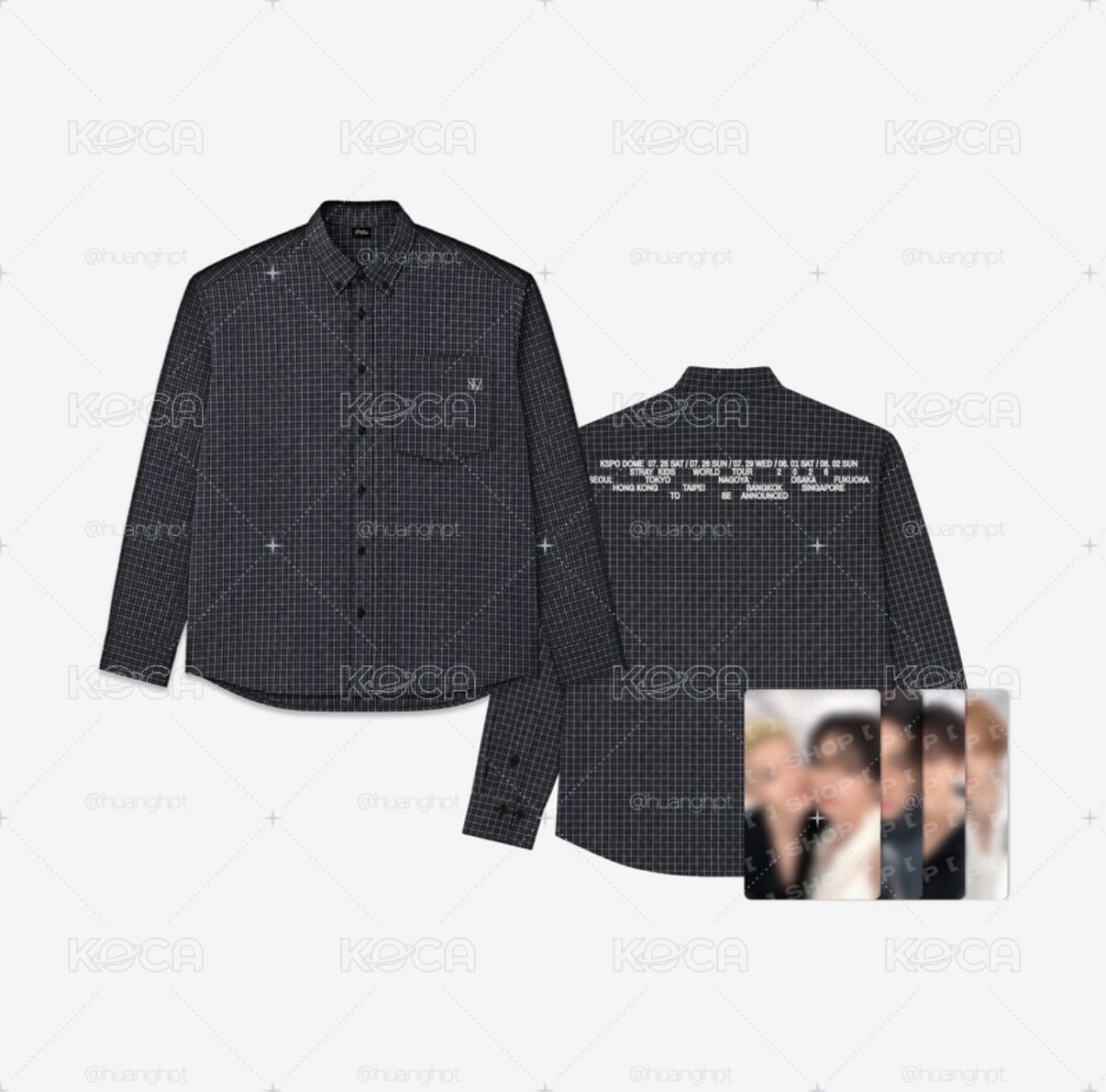 SKZ RUN IT 場週 襯衫