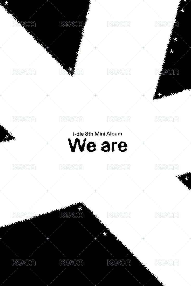 We are 專輯卡 poca ver. B ver. 背面
