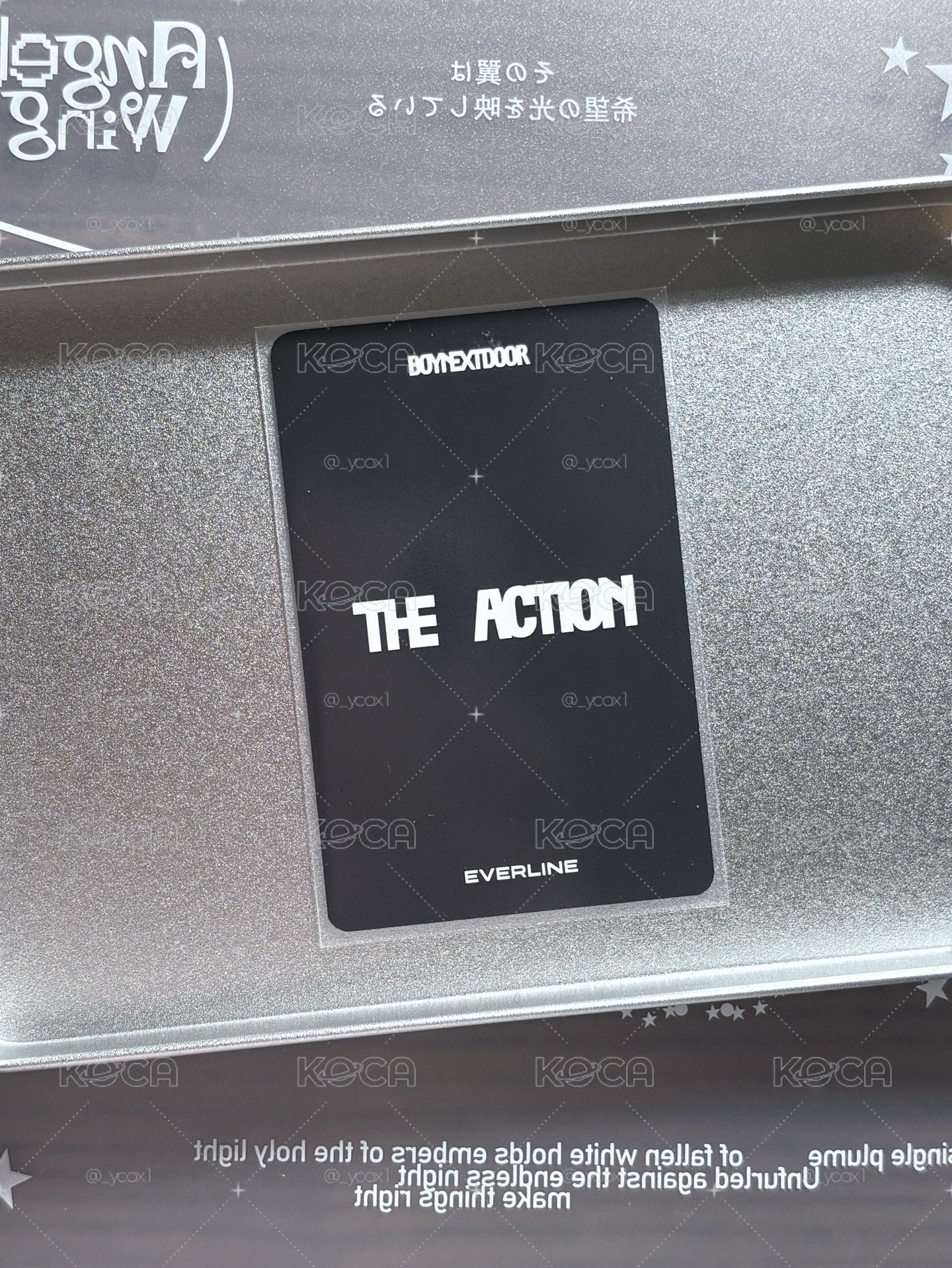 bnd🐈‍⬛The Action el特典
