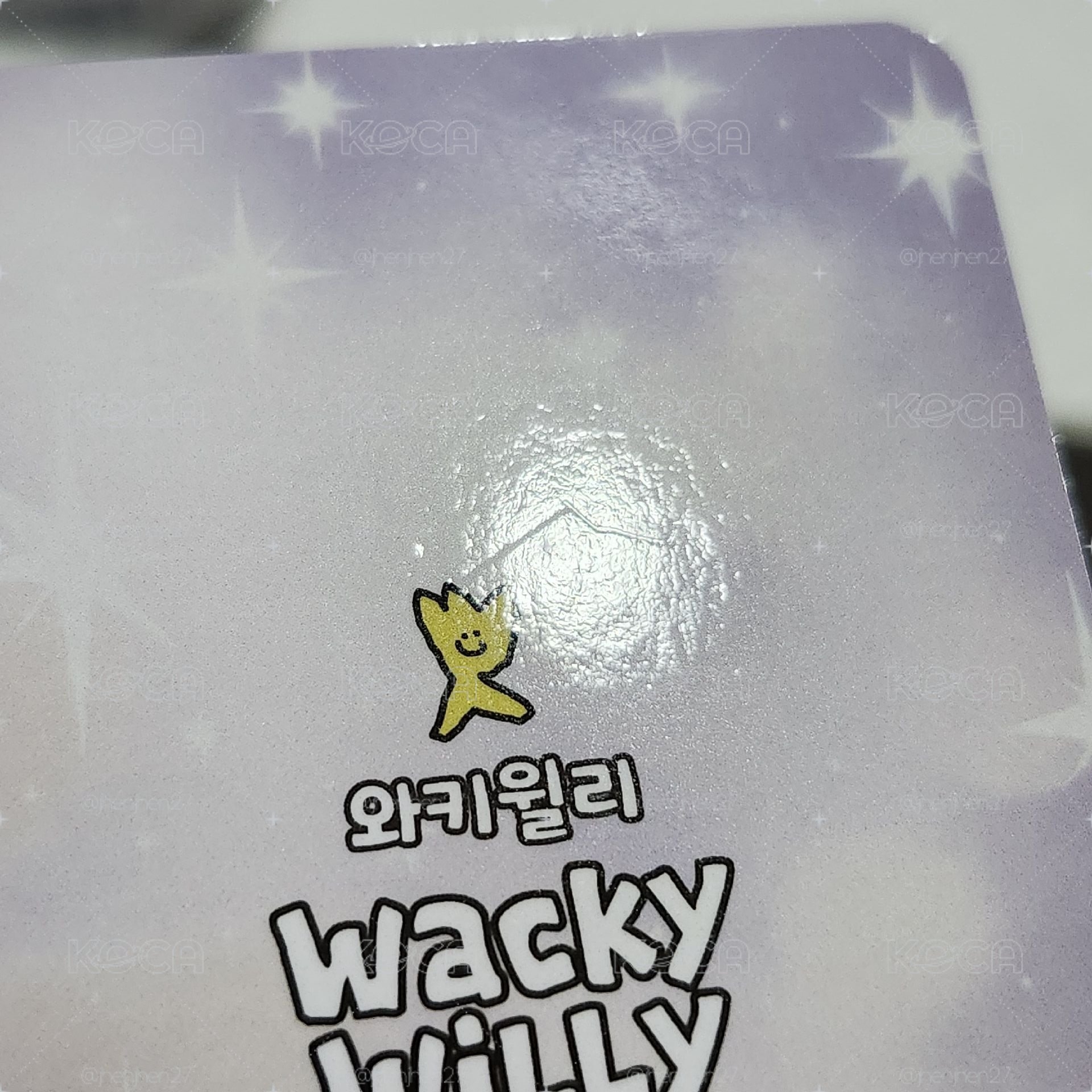 Wacky Wily 代言 吉2張