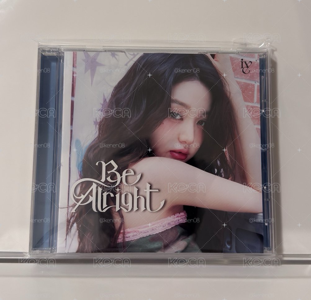 IVE Be alright團封員盤+員單封空專 送髮圈員