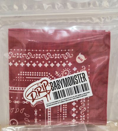 BABYMONSTER 未拆專 DRIP BANDANA ver. 全新未拆