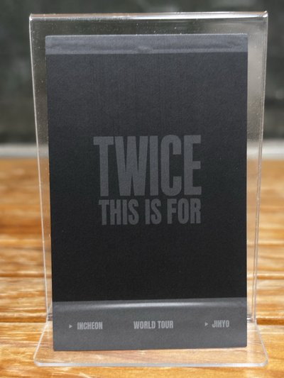 朴志效 Jihyo This is For 六巡 仁川場 演唱會 DVD CD卡 拍立得
