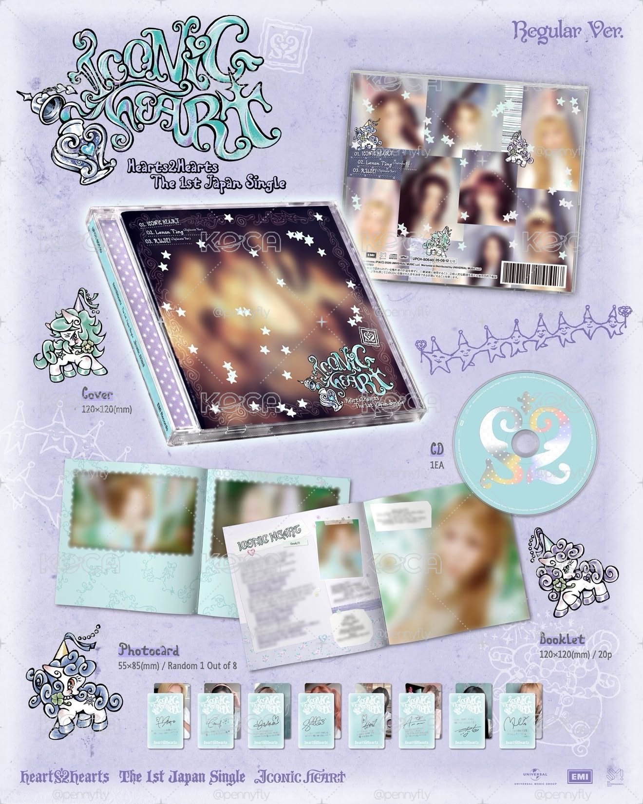 H2H 日本1st單曲［ICONIC HEART］HMV通路 （含特典）