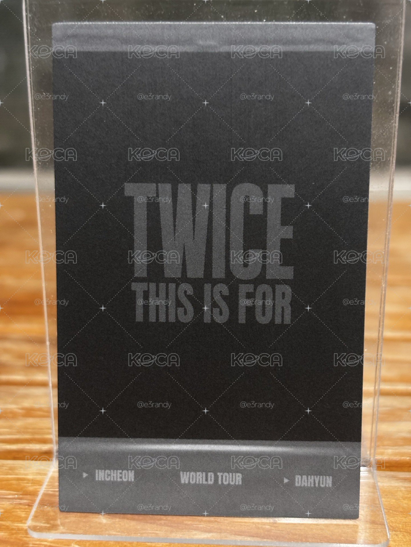金多賢 Dahyun This is For 六巡 仁川場 演唱會 DVD CD卡 拍立得