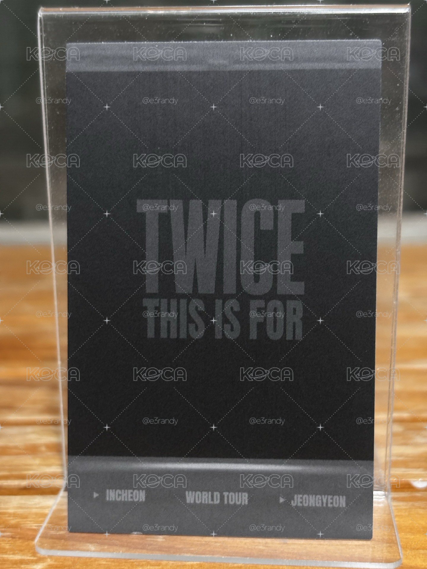 俞定延 Jeongyeon This is For 六巡 仁川場 演唱會 DVD CD卡 拍立得